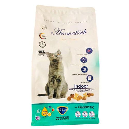 غذای خشک گربه آروماتیش مدل a2 وزن 2 کیلوگرم