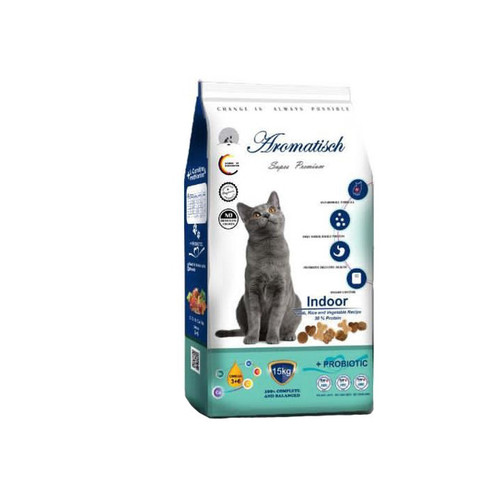 غذای خشک گربه آروماتیش مدل chiken وزن 15 کیلوگرم