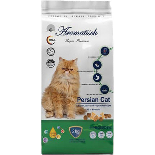 غذای خشک گربه پرشین آروماتیش کد P1003 وزن 2 کیلوگرم