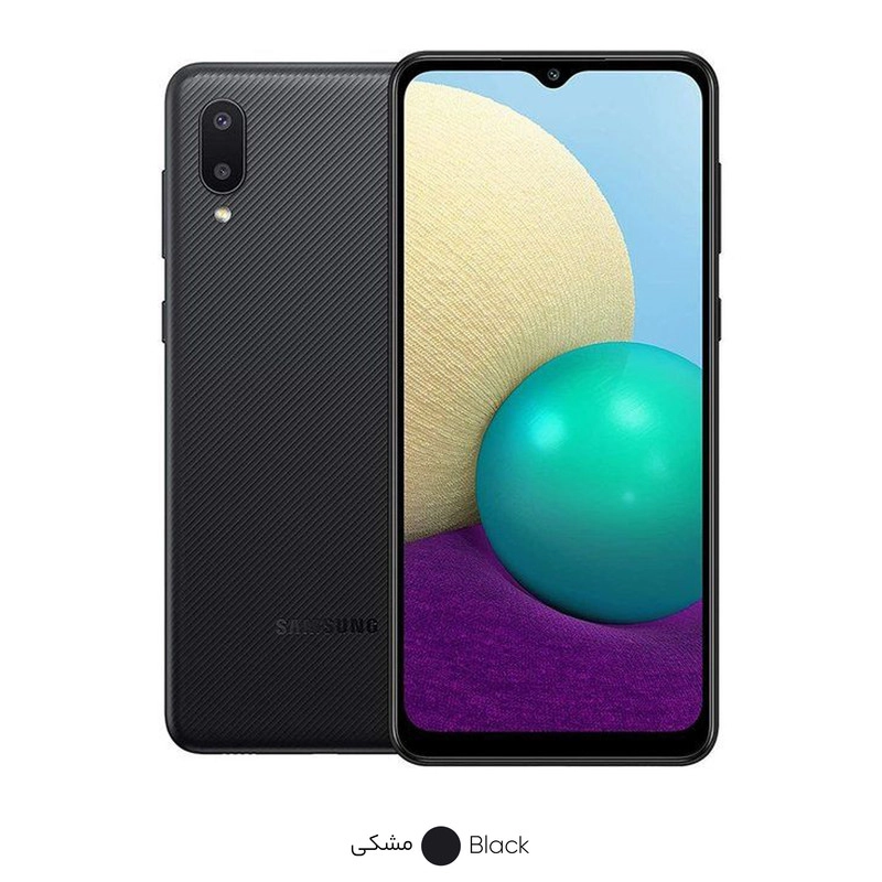 گوشی موبایل سامسونگ مدل Galaxy A02 SM-A022F/DS دو سیم کارت ظرفیت 64 گیگابایت و رم 3 گیگابایت
