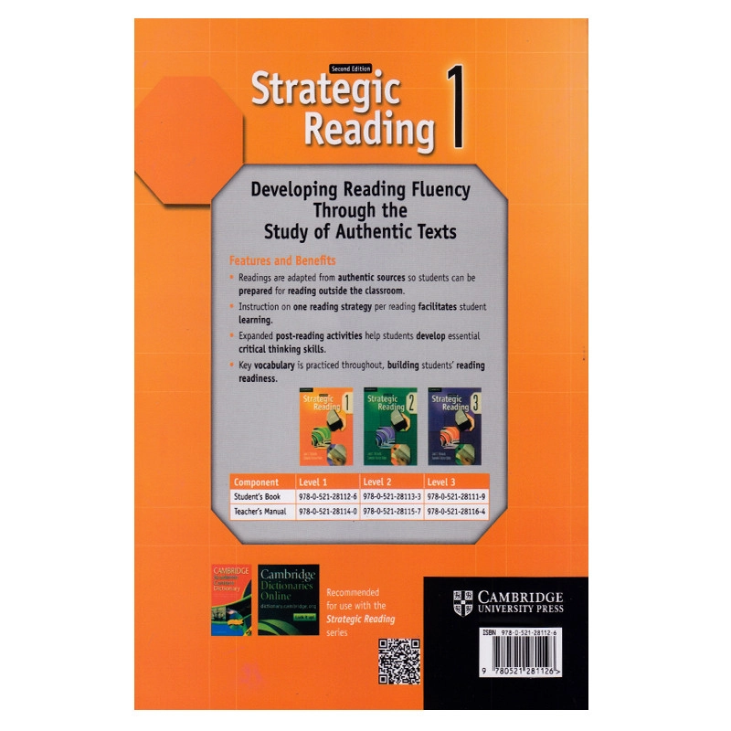کتاب Strategic Reading 1 Second Edition اثر Jack C. Richards And Samuela Eckstut-Didier انتشارات الوندپویان