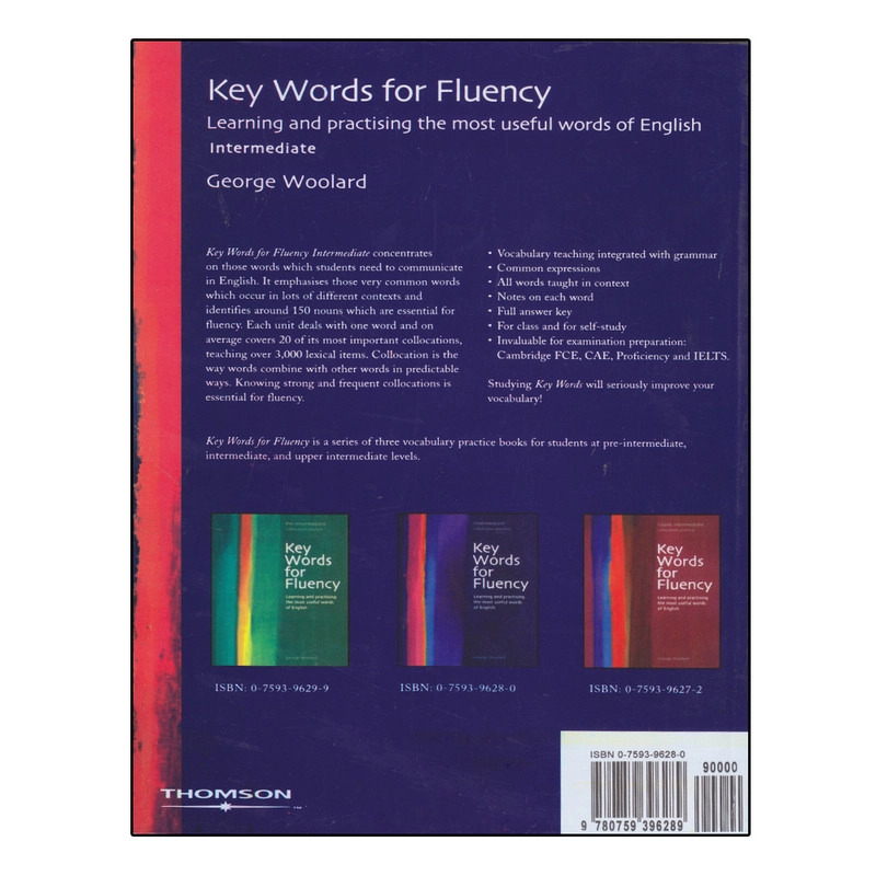 کتاب Key Words for Fluency Intermediate اثر Gorge Woolard انتشارات الوندپویان