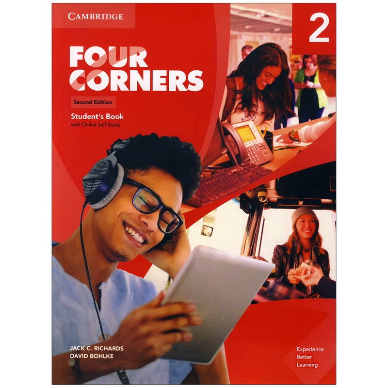 کتاب four corners 2nd اثر Jack C. Richards and David Bohlke انتشارات کمبریج 4 جلدی
