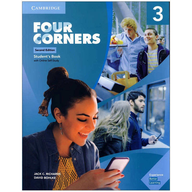 کتاب four corners 2nd اثر Jack C. Richards and David Bohlke انتشارات کمبریج 4 جلدی