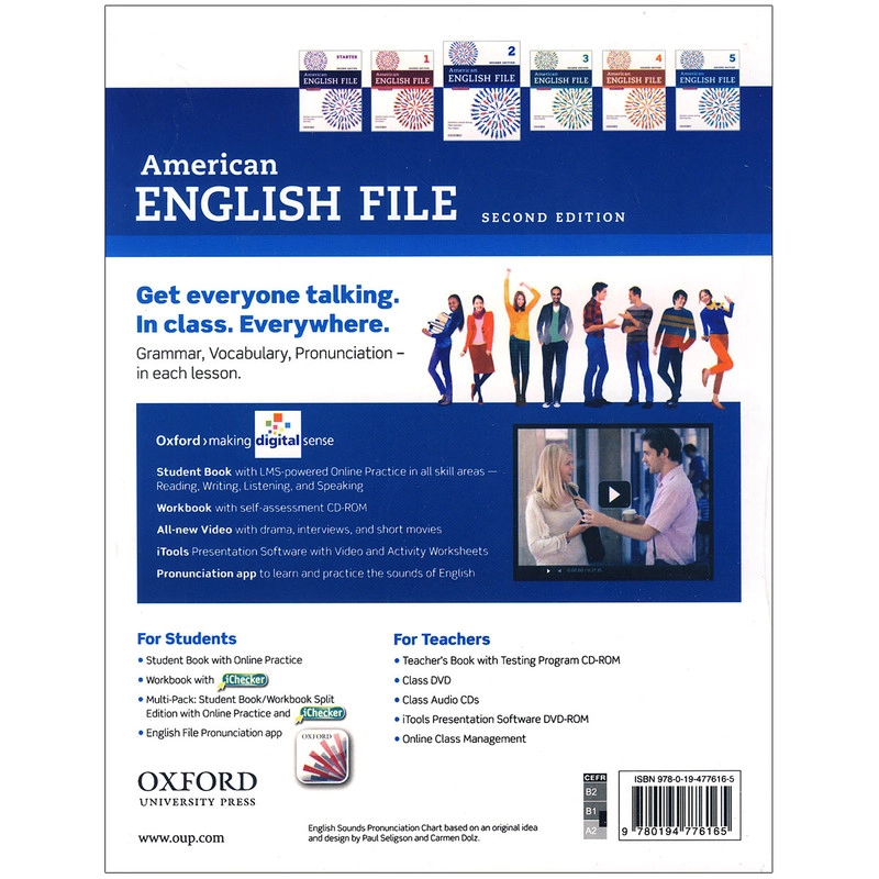 کتاب American English File s-2 2nd edition اثر Mike Boyle انتشارات اکسفورد 3 جلدی