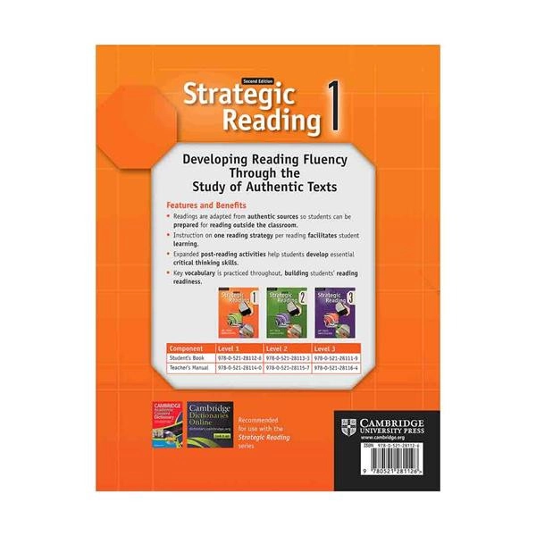 کتاب Strategic Reading1 Second Edition اثر Jack C. Richards انتشارات CAMBRIDGE