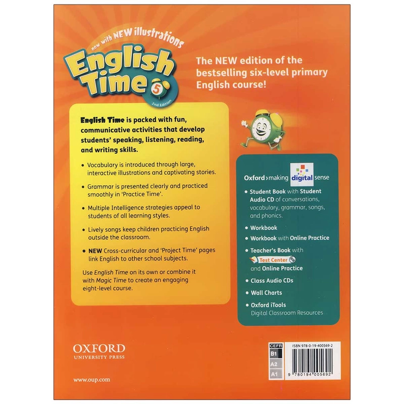 کتاب English Time 5اثر Susan River &amp; Setsoko Toyama انتشارات اکسفورد