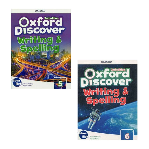 کتاب Oxford Discover Writing and Spelling اثر جمعی از نویسندگان انتشارات زبان مهر جلد 5 و 6