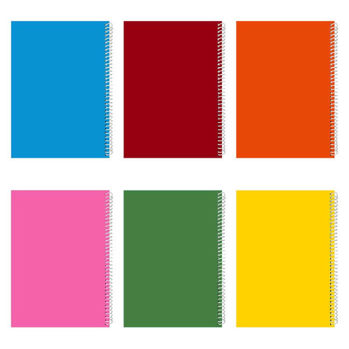 دفتر مشق 50 برگ مدل color 06 بسته 6 عددی